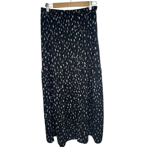 12 Thompson Skirt Y2K Button Down Front With Slit  Multicolor‎ Skirt. SZ L - Picture 1 of 12